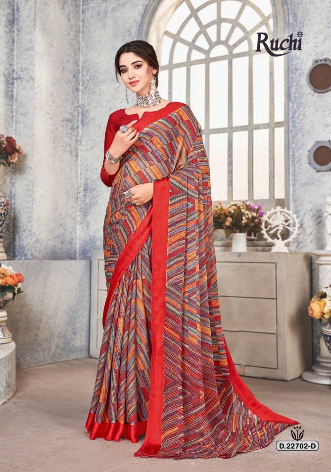 Cherry 33 By Ruchi Colors Daily Wear Sarees Catalog